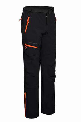 新款情侣款秋冬软壳抓绒冲锋裤户外滑雪运动防风软壳骑行裤保暖裤