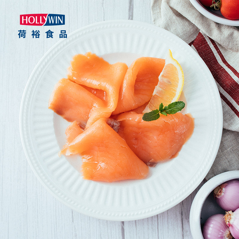 荷裕食品烟熏三文鱼100g冷冻海鲜水产生鲜大西洋鲑,水产肉类/新鲜蔬果/熟食,三文鱼,淘宝优惠券,粉丝福利购,淘宝优惠卷