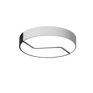 led吸顶灯小客厅圆形简约现代吸顶灯北欧黑白个性卧室北欧灯具饰