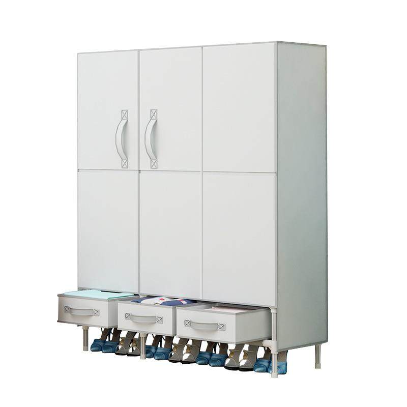 开门型简易布衣柜家用挂衣服布艺衣橱112CM配送3个收纳盒,收纳整理,衣物收纳柜/简易衣橱,淘宝优惠券,粉丝福利购,淘宝优惠卷