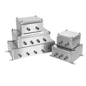 304不锈钢室外防水分线盒316L201户外三防UK端子箱接线箱接线盒