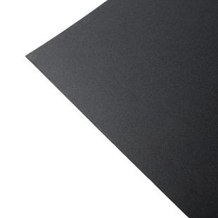 黑色PC硬板材PC防火阻燃单面磨砂板磨砂黑色片材黑色塑料板