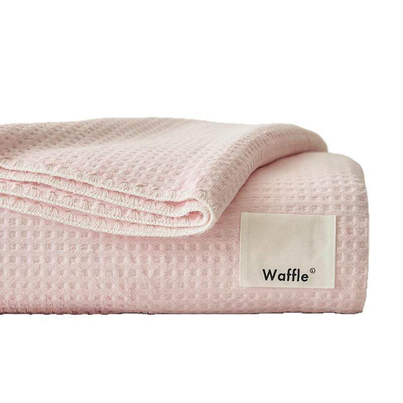 华夫格牛奶绒毛毯午睡小毯子沙发毯盖毯冬季办公室学生披肩毯子,床上用品,休闲毯/毛毯/绒毯,淘宝优惠券,粉丝福利购,淘宝优惠卷