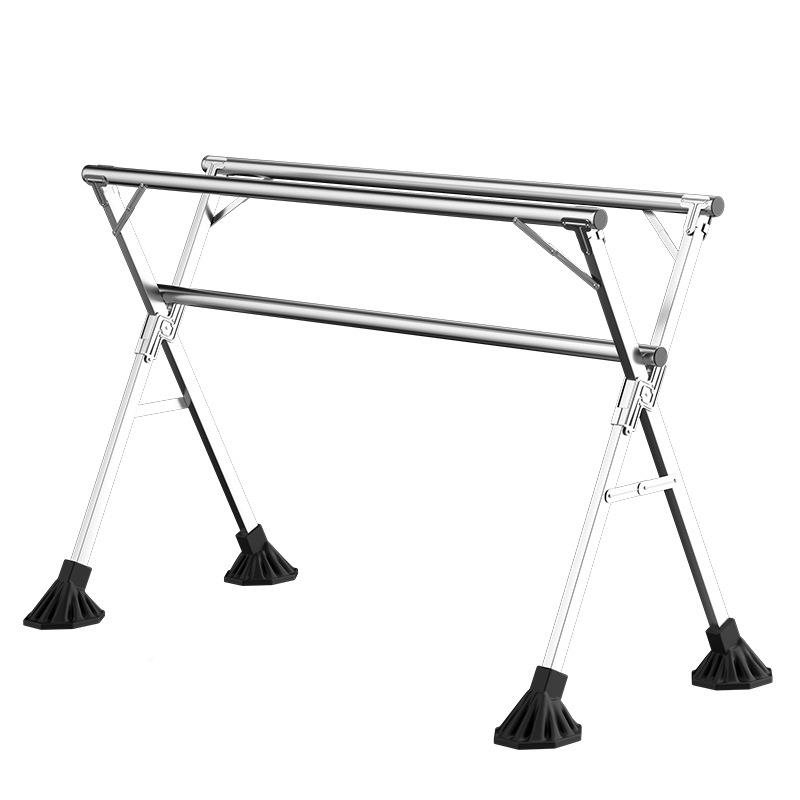 晾衣架落地折叠阳晒台子卧户外室不锈钢无品牌/伸缩式衣服架被子