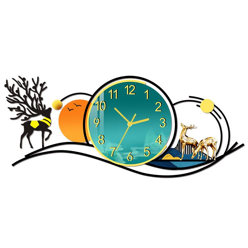 钟美网4红挂钟客厅高级钟创表、20CDL392新艺款家用卧室办公意装