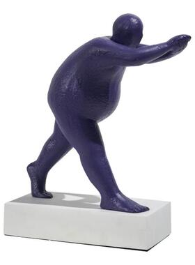 现代轻奢创意站立人物雕塑小摆件客厅桌面办公桌工艺品摆设装饰品