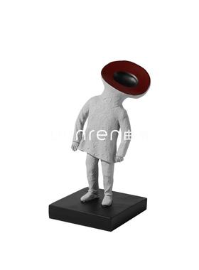 欧式创意抽象卡通外星生物巴掌人物摆件售楼部家居桌面办公室装饰