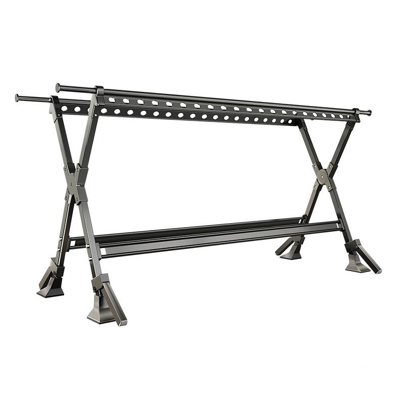 晾衣架折落地可叠伸衣缩挂用衣服凉晒杆室内外家阳台晒被子架