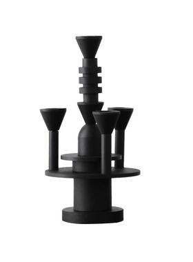 欧式古典极简创意别墅奢餐桌玄关柜壁炉烛台样板房酒店装饰品摆件