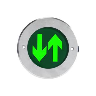 消防疏散地埋指示灯应急照明灯逃生低压地面不锈钢嵌入式