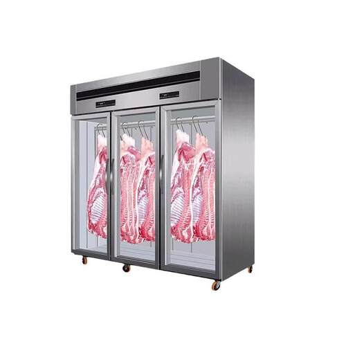 不锈钢挂肉柜商用冷藏展示柜鲜肉保鲜柜排酸牛羊肉立式展示柜
