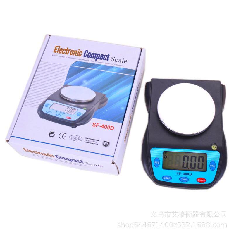 电子厨房秤SF400D烘焙秤不锈钢电子秤600g/0.01家用食物秤电子称