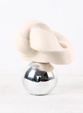 高级感轻奢样板间书柜现代装饰品摆件办公室客厅电视柜软装艺术品