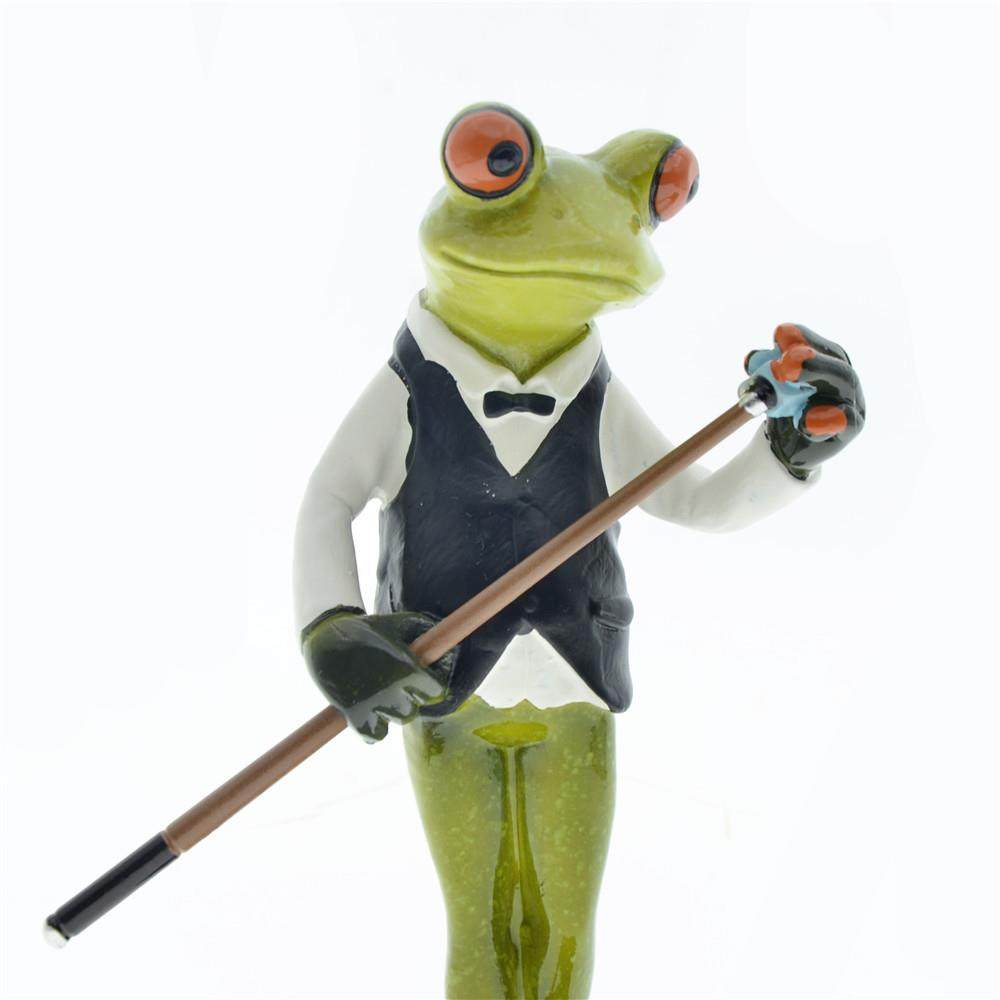 北欧花园盆栽盆景家居装饰船长打台球打桌球青蛙节操娃树脂工艺品,家居饰品,装饰摆件,淘宝优惠券,粉丝福利购,淘宝优惠卷