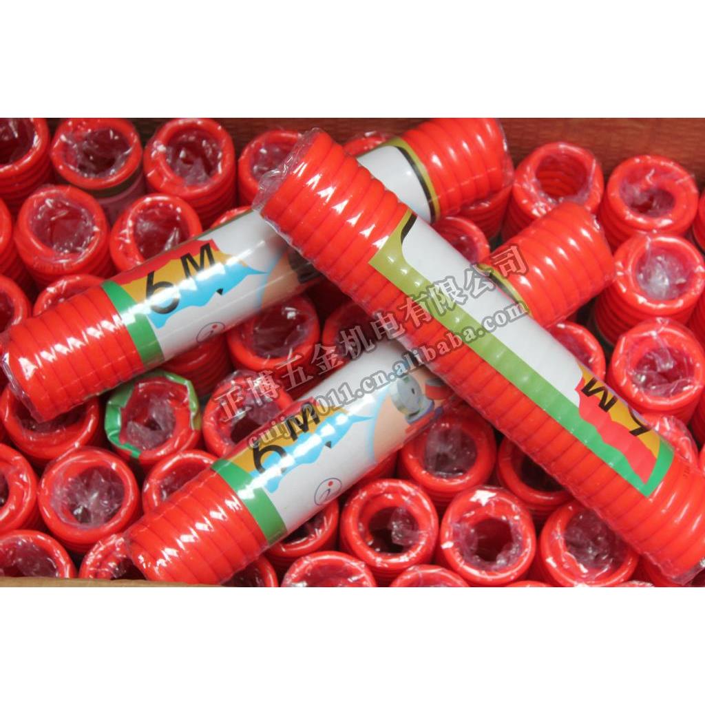 气动软管Z6M弹簧管带接头红色PU气管空压机气H泵打气
