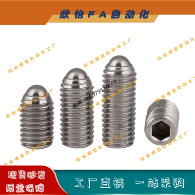 不锈钢球头柱塞BSZF BSX3/4/5/6/8/10/12/16