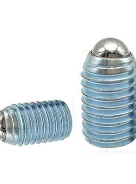 ZAC03碳钢粗牙镀锌超重载型球头柱塞BPQ3/4/5/6/8/10/12/16定位珠