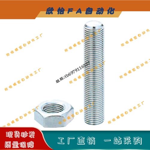 PAS01镀锌调整螺丝组件扳手槽型ANS12/16/20-35/40/60/70/80/90