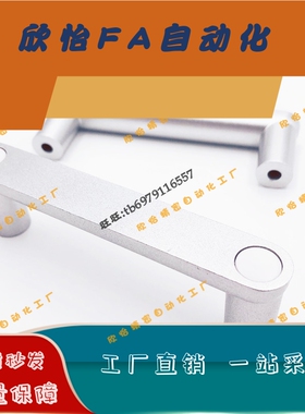 HHDG100铝合金外装型带盖拉手 XAE91/93-L100不锈钢型材板用把手