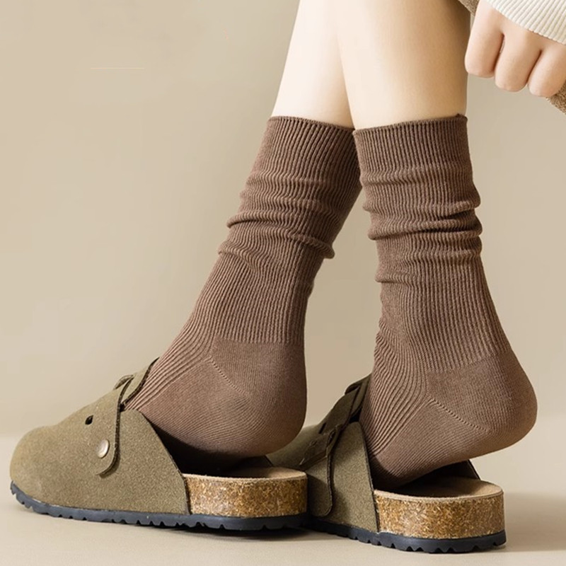 美拉德复古ins风韩式网红潮流外穿双针长款堆堆中筒女小皮鞋袜子,服饰配件/皮带/帽子/围巾,多件套,淘宝优惠券,粉丝福利购,淘宝优惠卷