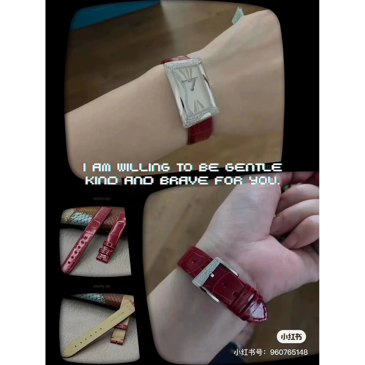 表带定制手工真皮男鳄鱼皮手表配件订做代用万国沛纳海欧米茄女款