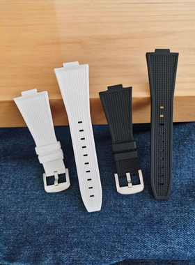 梦诗纯  适配天梭1853PRXT137超级玩家男士胶带T137407A/410A