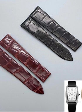 梦诗纯表行 适配伯爵珠宝腕表系列G0A39188手表鳄鱼真皮表带 18mm