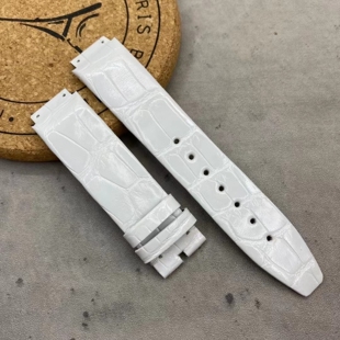 梦诗纯表行 适配里查德米尔手表胶带换鳄鱼皮表带定制款特殊结构