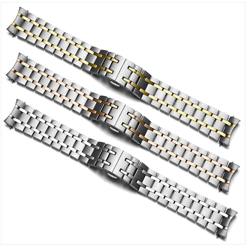 梦诗纯 适配天梭1853男钢带杜鲁尔T099407A T099408A原装款表带