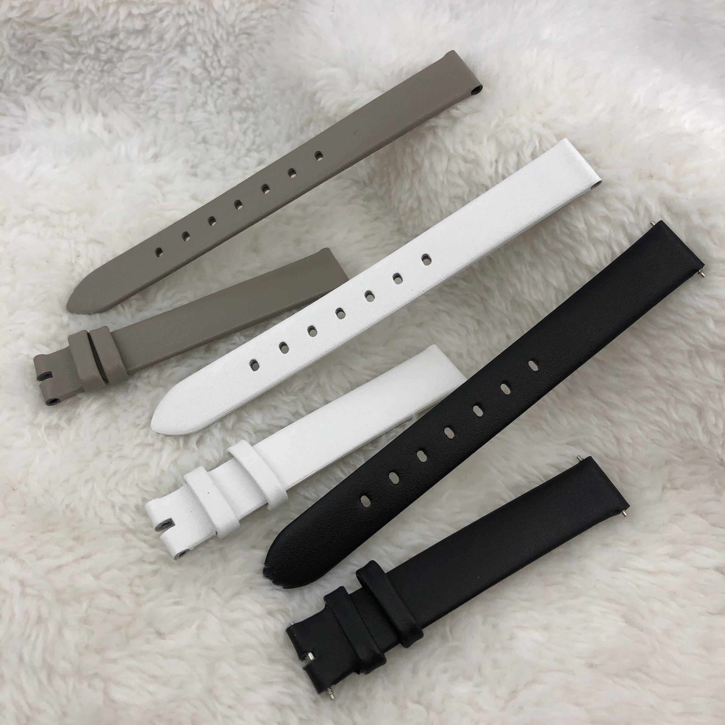 梦诗纯表行 适配施华世奇5158544/5158972手表真皮表带12mm