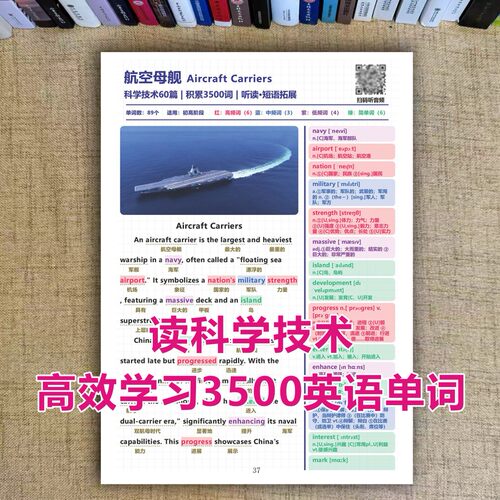 阅读科学技术60篇积累3500单词