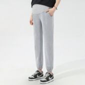 女小个子春秋运动阔腿裤 断码 秋冬大码 宽松托腹打底裤 清仓 孕妇裤