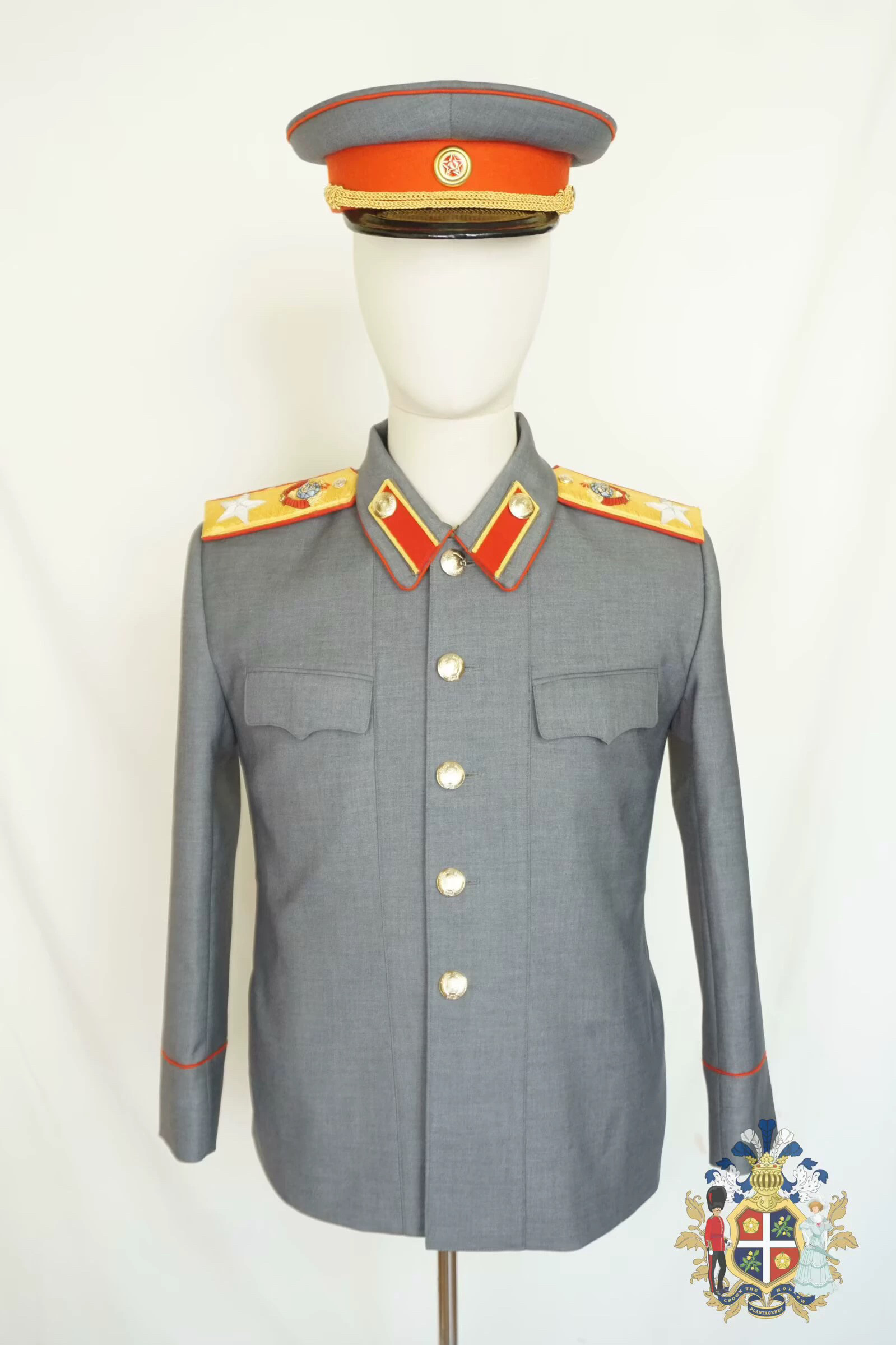 WW2二战苏联斯大林专属灰色翻领弗伦奇元帅常服