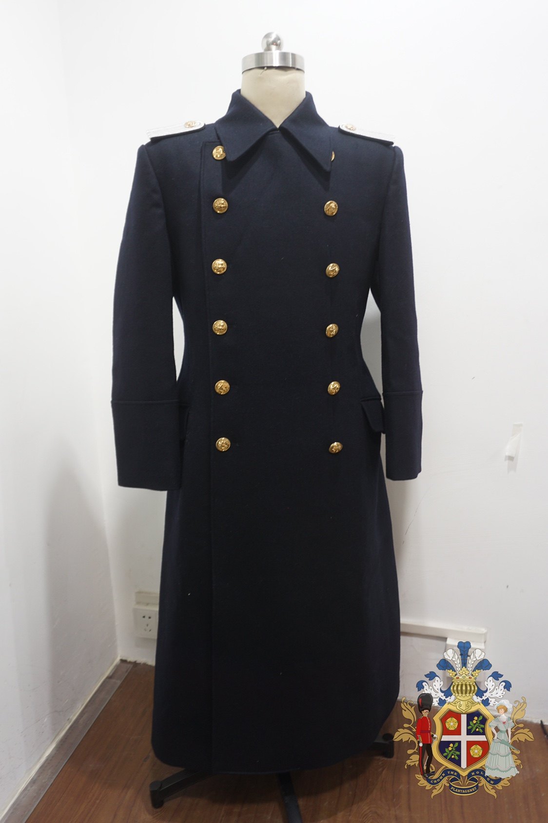 krigesmarine西德联邦德国海军校尉军官大衣外套