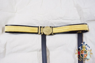 清末新建北洋海军北洋水师1908式西式大礼服腰带