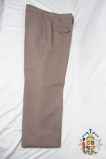 二战美军经典pink色复古40S风格军官重磅马裤呢面料直筒裤西裤