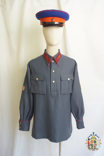 二战苏联卫国战争NKVD内务部指挥员铁灰色M35套头衫