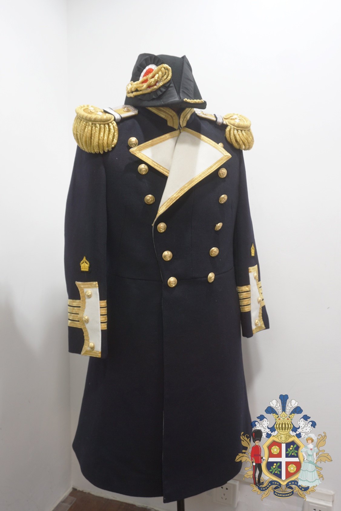 一战帝德海军校官大白领大礼服