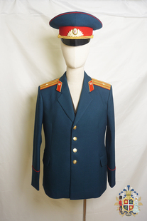 苏联冷战时期M69摩托化步兵校尉湖蓝色礼服