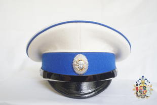 《钢铁是怎样炼成的》沙俄白军阿列克谢耶夫团蓝白骷髅帽徽大檐帽