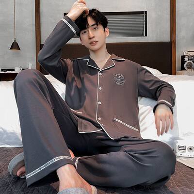 100%纯棉家居服套装男士