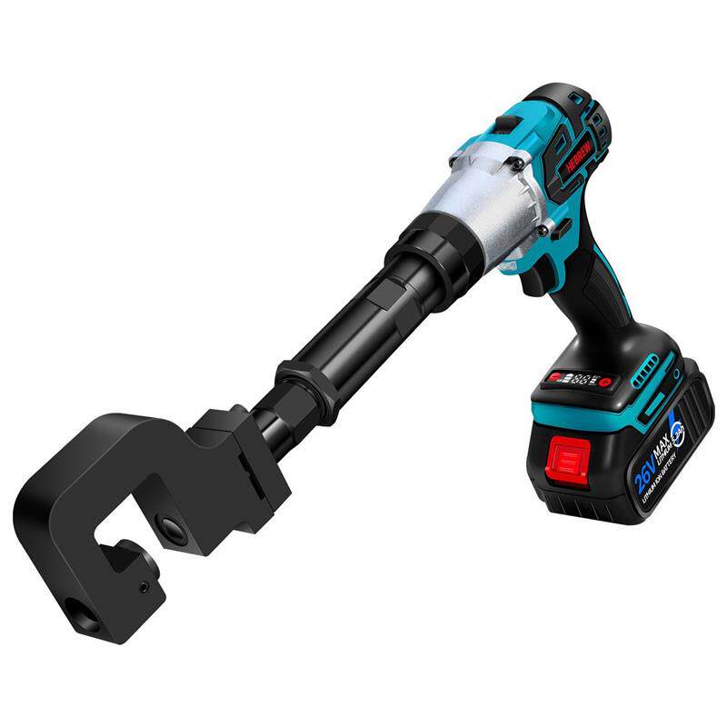 光伏支架锂电开孔器打眼机器C型钢打孔枪电动工具Z型钢檩条冲孔机