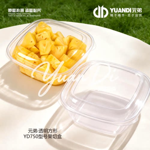 一次性透明方形水果包装打包盒