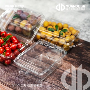 爱天元·500M水果包装盒透明塑料一斤装打包盒塑料包装盒