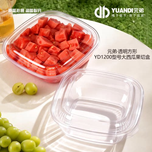 一次性水果包装盒西瓜果切打包盒