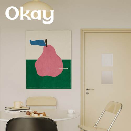 o搭kay苹香密梨装挂布百级感客厅餐厅墙面饰布背景卧室头床挂毯.