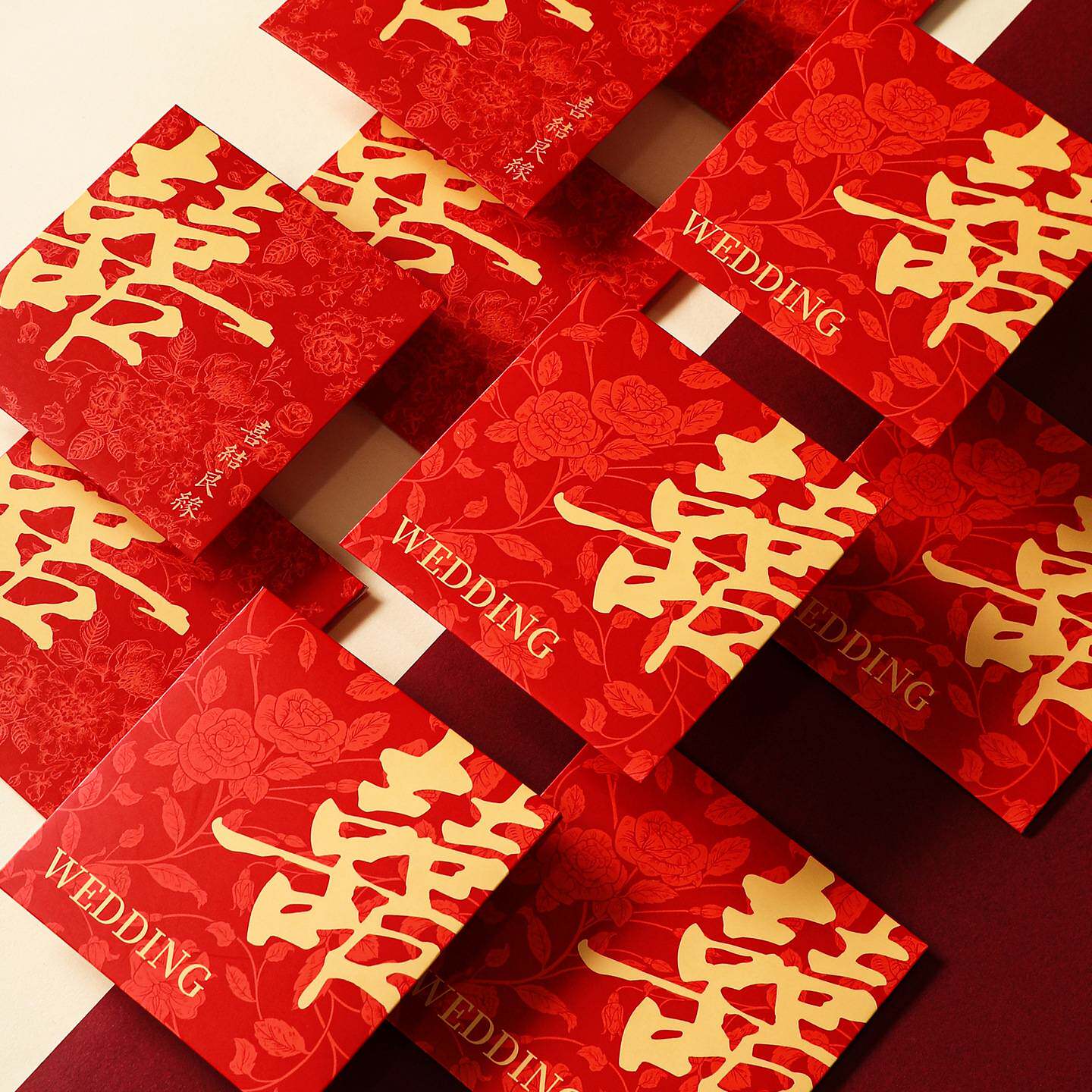 红包结婚专用堵门小红包2026新款喜字利是封创意接亲硬正方形红包