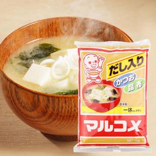 丸米一休白味增酱日本原装进口味噌汤大酱汤黄豆酱日式昆布汤料