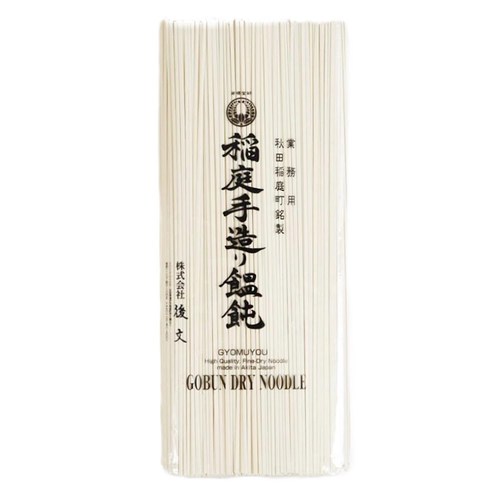 日本秋田名产後文稻庭乌冬面干面进口日式纯手工面条 手造馄饨1KG