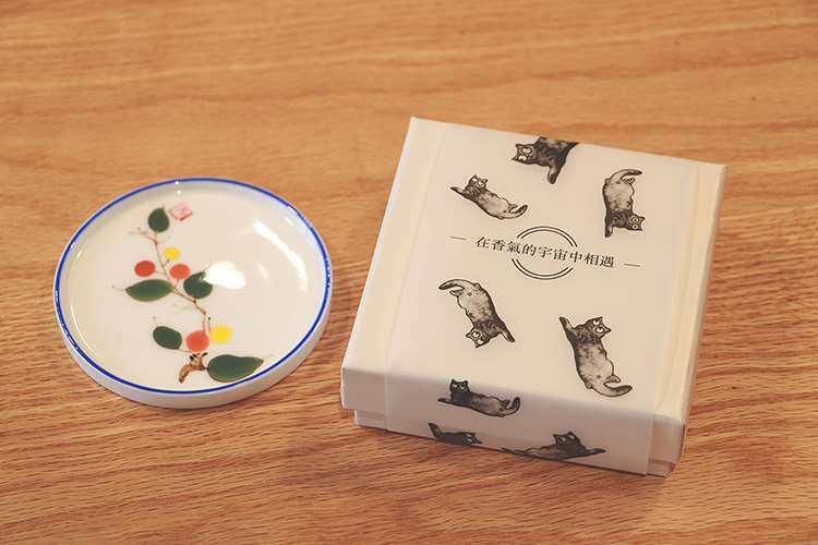 猫生衔蝉写意手绘家用室内檀香炉香薰炉熏香伴侣香道茶道器具